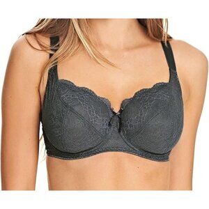 FREYA Fancies AA1012 BRA US 34J  Underwire Graphite NEW